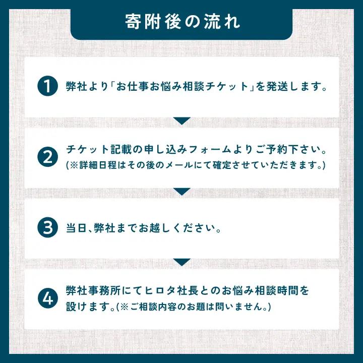 ＼あきんどヒロタ社長に聞けば大丈夫！お仕事お悩み相談チケット！／ 【株式会社あきんど】