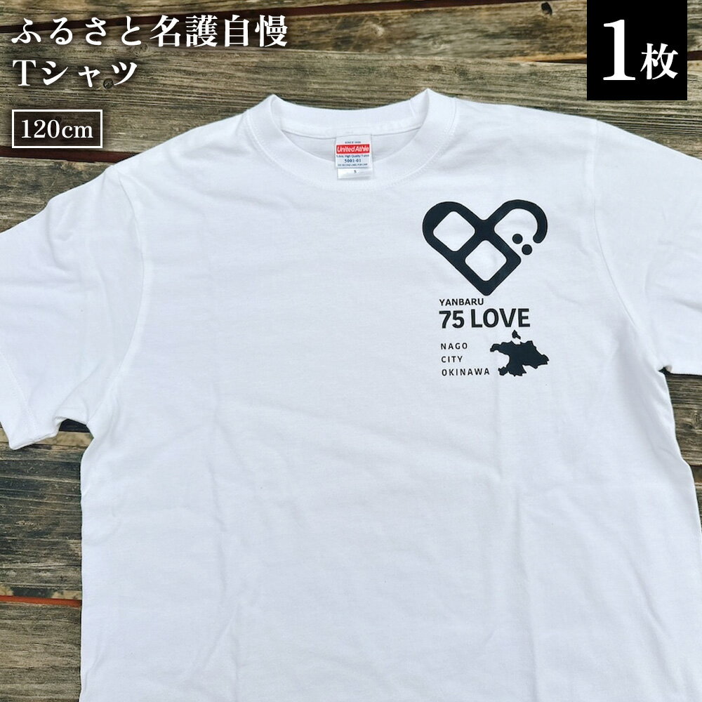 【ふるさと納税】ふるさと名護自慢Tシャツ＜キッズサイズ＞120cm お揃い コーデ ファッション インナー ウェア 贈り物 プレゼント 洋服 Tシャツ シャツ 人気 子供用 キッズ おすすめ オススメ 沖縄県 名護市