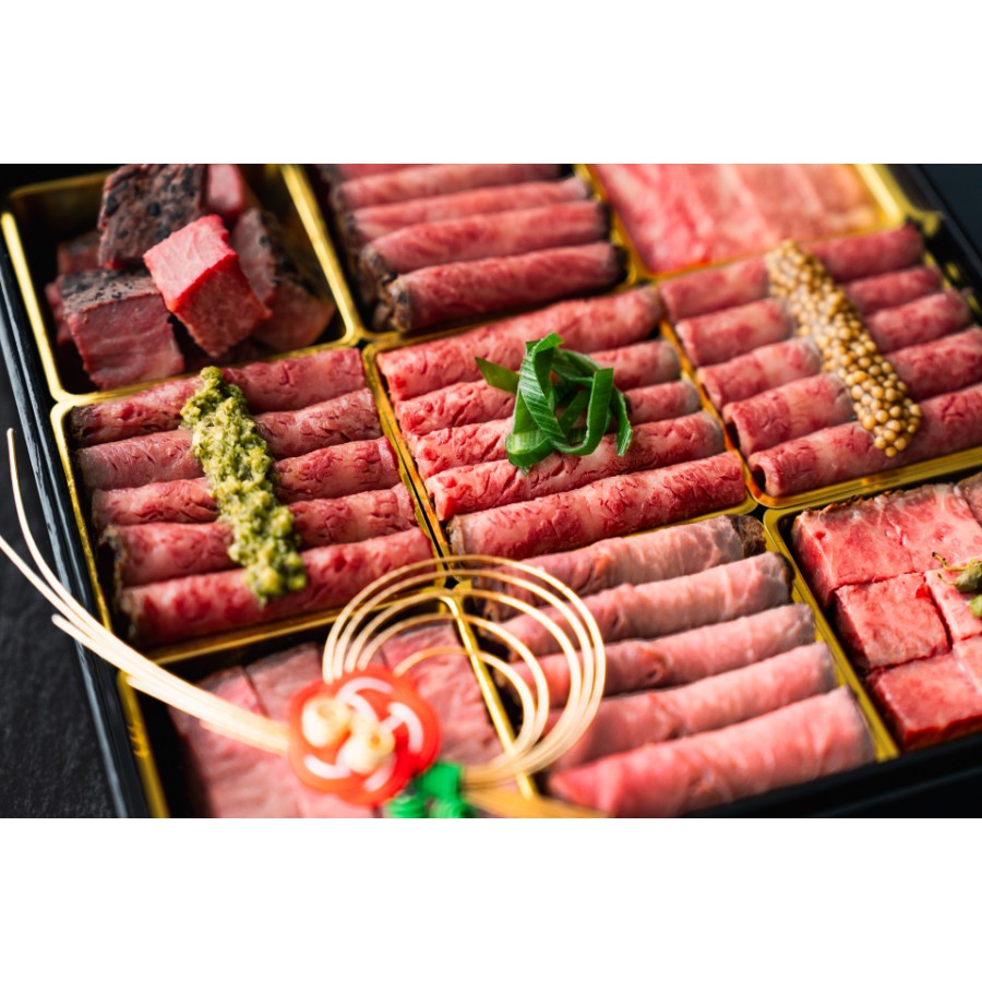 ＜踊るローストビーフともや＞ローストビーフ専門店が作る「肉おせち」一段重4～5人前【12月31日お届け】