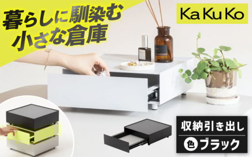 【ブラック】見せる 隠す 小さな倉庫 KaKuKo /亀山市/ダイシン工業株式会社 [AMBT001-1]