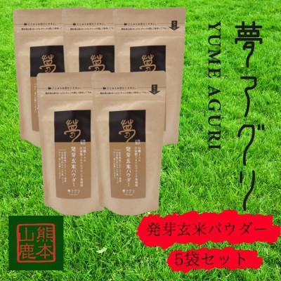 ふるさと納税 山鹿市 発芽玄米パウダー100g×5袋【株式会社夢アグリ】《山鹿市》