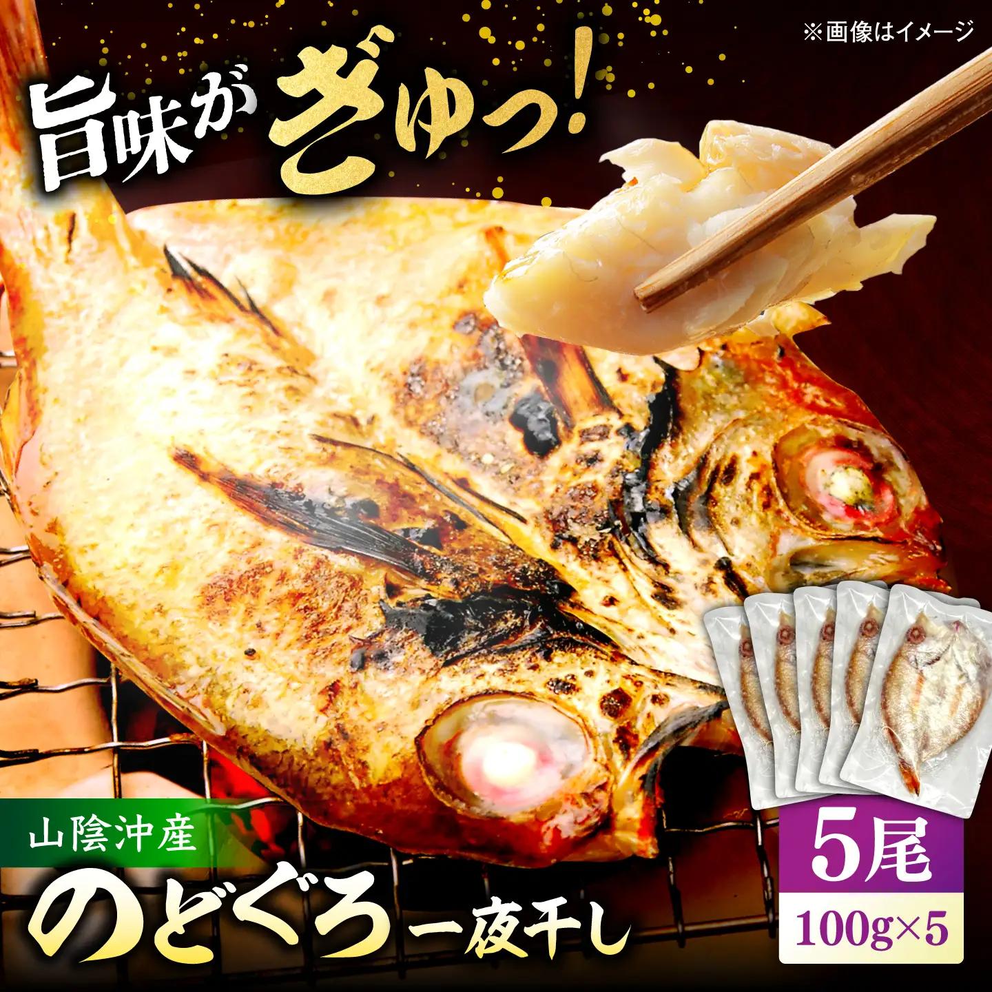 山陰沖産のどぐろ一夜干し100g以上×5 島根県松江市/平野缶詰有限会社[ALBZ062]