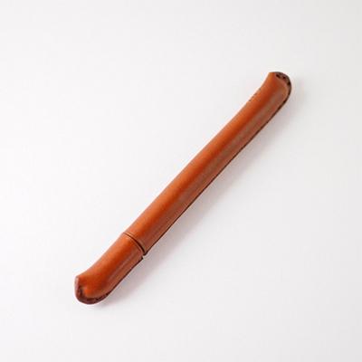 ふるさと納税 七尾市 革まきペン(ペンカバー)(カラー:ブラウン)