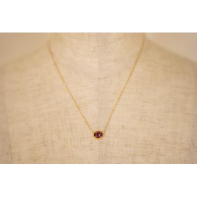 ふるさと納税 甲府市 MB1008　ドレスネックレス　ロードライトガーネット |  | 03