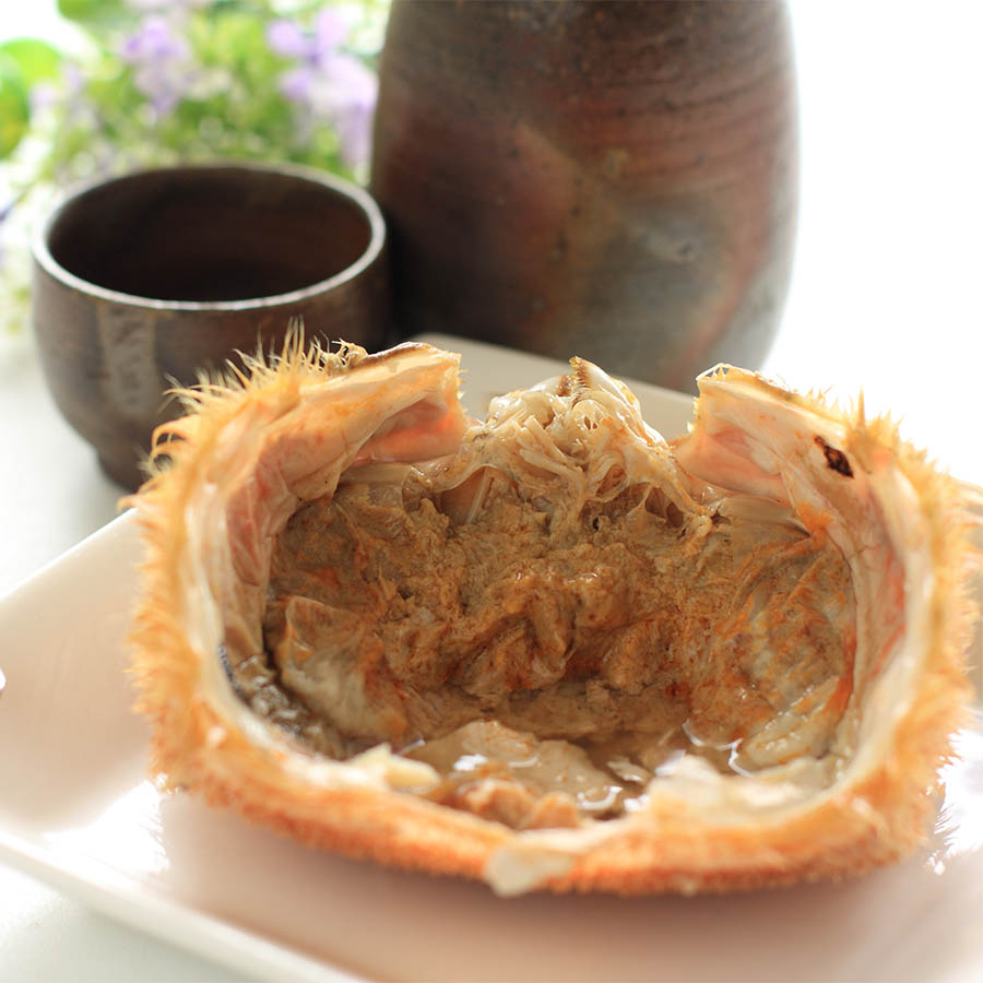 ＜加藤水産＞ボイル毛蟹（北海道）800ｇ×1尾