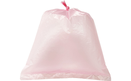 ウィズベビー　ピンクの消臭紙オムツ処理袋　500枚　×1セット[BICD007]