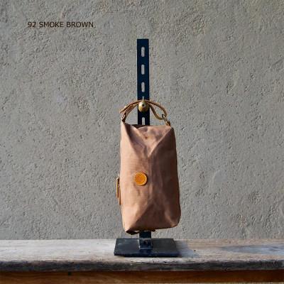 ふるさと納税 東大阪市 BOX POUCH　ボックスポーチ　KHG-BXP01T　【スモークブラウン】