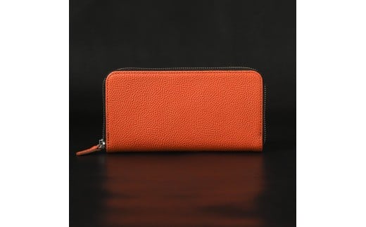 「千菱」 ラウンド本革バスケ/オレンジ ML024