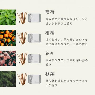 ふるさと納税 瑞浪市 ジャパンフレグランスインセンス(お香)10本4種セット 花々・柑橘・薄荷・杉葉 瑞浪ファクトリー直送 |  | 02