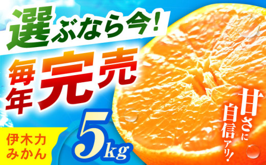 ※【2025年10月発送分／先行予約】《伊木力みかん》家庭用みかん 5kg / みかん ミカン 蜜柑 フルーツ ふるーつ 果物 くだもの いきりき / 諫早市 / 山野果樹園 [AHCF002]