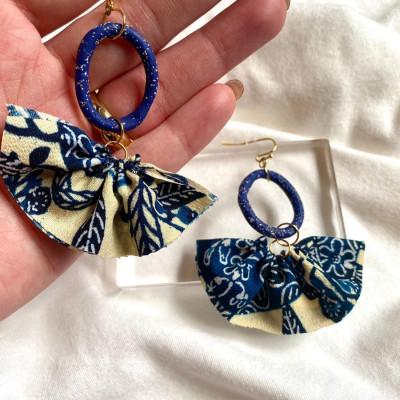 ふるさと納税 うるま市 【ピアス】うるまの海ポリマークレイピアス |  | 03