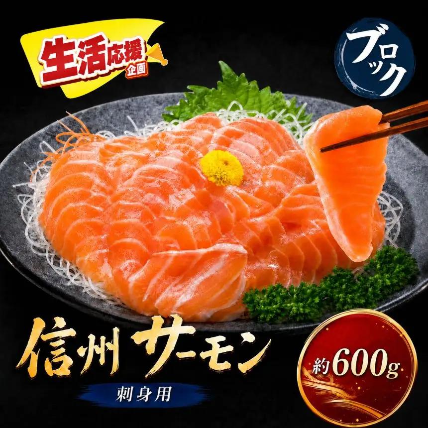 絶品！信州サーモン ブロック 約600g～640g| 長野県 天龍村 