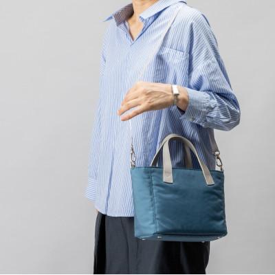 ふるさと納税 豊岡市 豊岡鞄 3020 ミニトートバッグ(オーシャンブルー) |  | 01