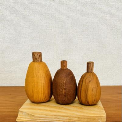 ふるさと納税 大網白里市 木のおもちゃ　びわの実(3個セット) |  | 01