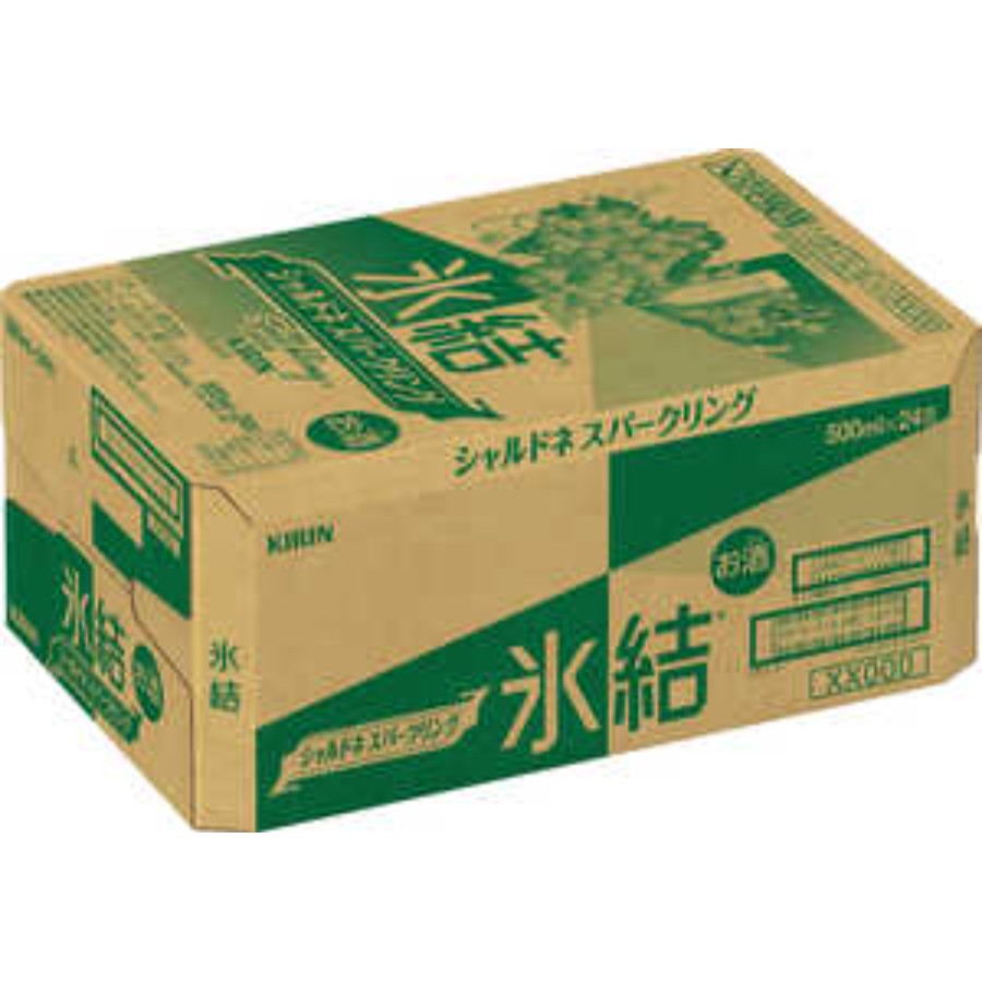 ＜キリンビール＞キリン 氷結(R) シャルドネスパークリング 500ml 缶（お酒）×24本