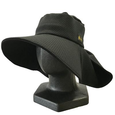 ふるさと納税 羽生市 超撥水、通気するMINO軽量レディ—スHAT　ブラック
