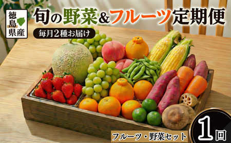 フルーツ 野菜 定期便 1回 定期