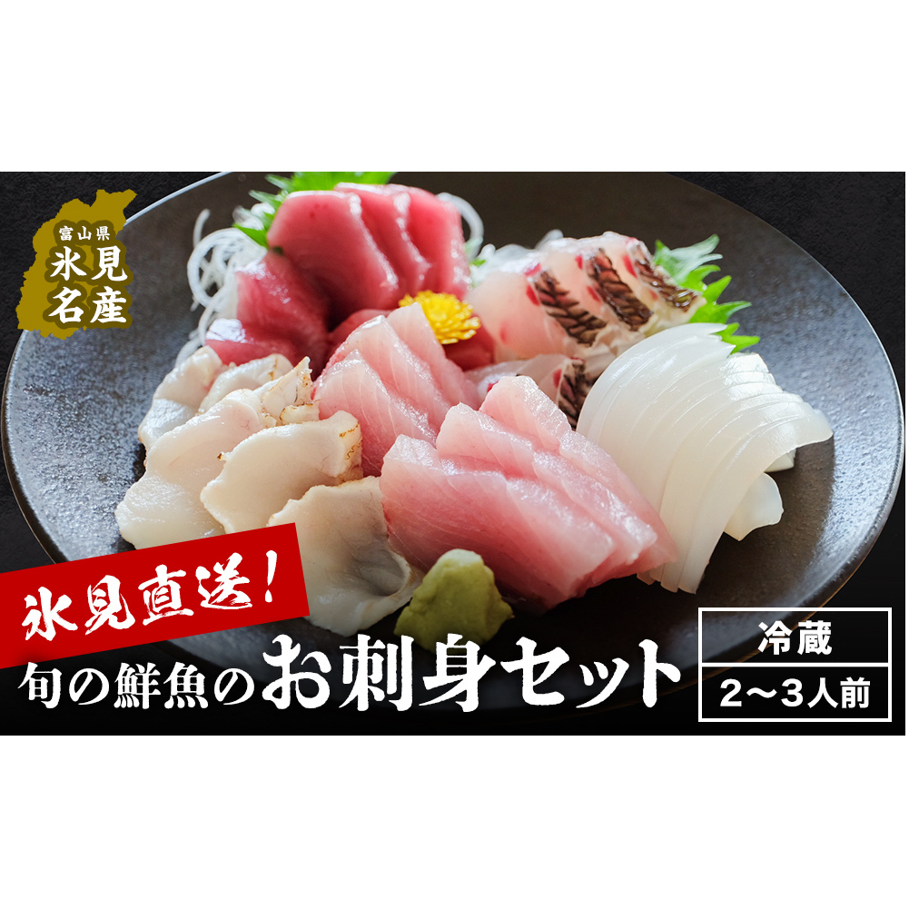 【配送地域限定】 産地直送の朝どれ鮮魚お刺身セット 2〜３人前 配達曜日指定なし