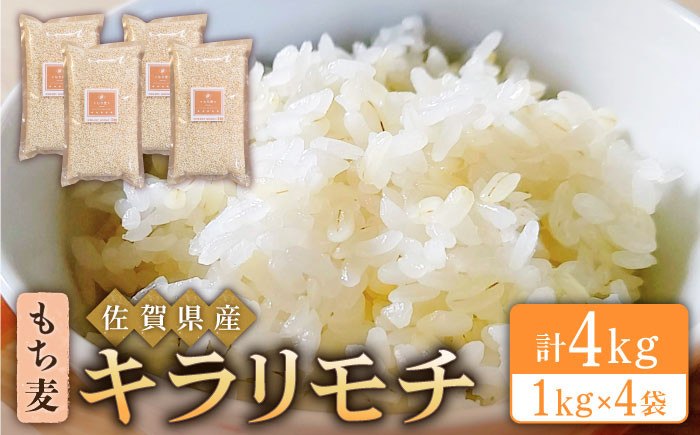 
【プチプチのもち麦】キラリモチ 4kg ( 1kg×4袋 ) 【大塚米穀店】 [HBL018]
