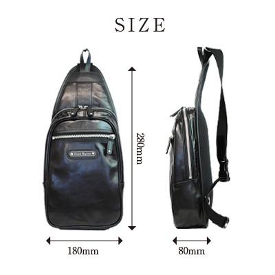 ふるさと納税 豊岡市 【豊岡鞄】ワンショルダーボディーバッグ(ブラック) |  | 02