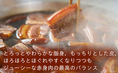 【6回定期便】 長崎名物 皮付三枚肉の角煮まん 10個[QAX049]