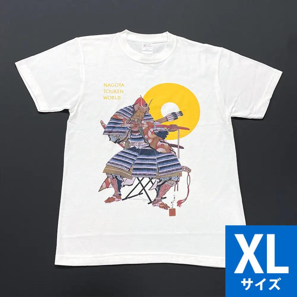 オリジナル【加藤清正Tシャツ】XLサイズ（ホワイト）／名古屋刀剣博物館