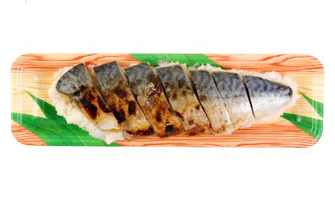 【定期便】土佐の焼きサバ寿司（１本×６回発送）７切れ 総量約250g～300g 特選鯖寿司 惣菜 おかず【J00008】