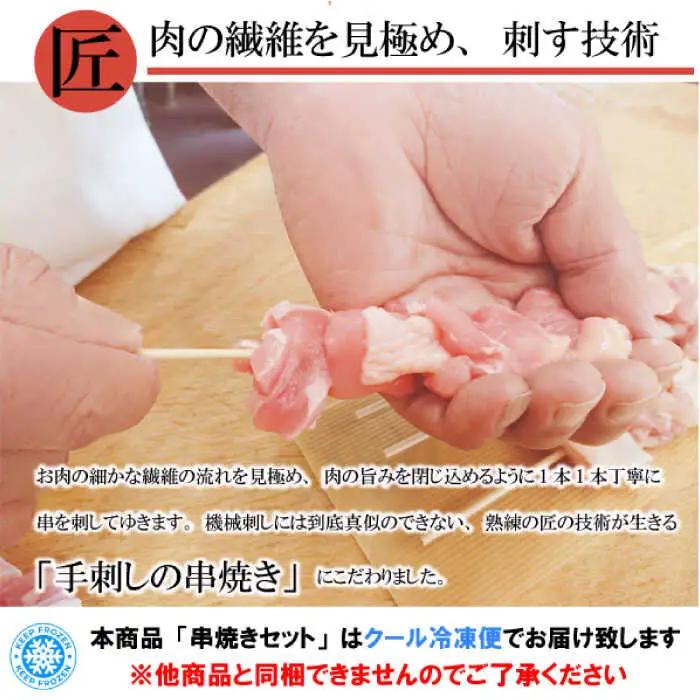 【12回定期便】九州産 焼き鳥セット 鶏もも 30本 / やきとり ヤキトリ 焼鳥 串セット 国産 冷凍 小分け / 南島原市 / ふるさと企画[SBA086]