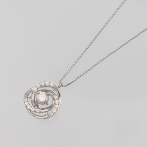 PT900/PT850 0.3ctUP ダイヤモンド ペンダントネックレス HH-019760 SWBT020-pt