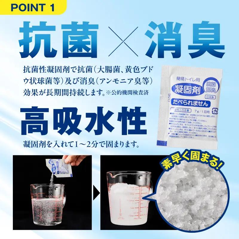 簡易トイレ 80回セット【防災トイレ】