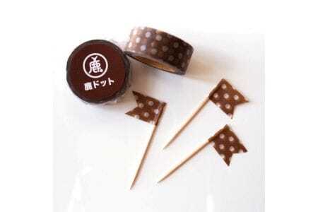 マスキングテープ 6個セット 鹿ドット 7-269