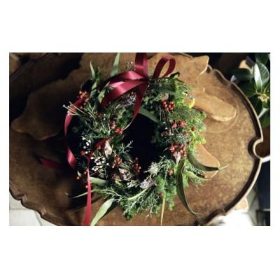 ふるさと納税 春日井市 Xmas限定　クリスマスリース Φ30 クリスマス　おしゃれ |  | 01