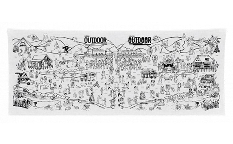 PICFAアートグッズ(図書館バッグ・てぬぐい・ポストカード編)【オリジナル アートグッズ オリジナルバック OUTDOOR お出かけ用 手ぬぐい 妖怪 ポストカード】 A8-J055002