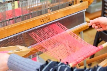 さをり織り ミニストール 1枚(春夏用)《築上町》【(有)とよべ呉服店】 [ABBL003] 14000円  さをり織り ストール 織物 さをり織り ストール 織物 さをり織り ストール 織物 