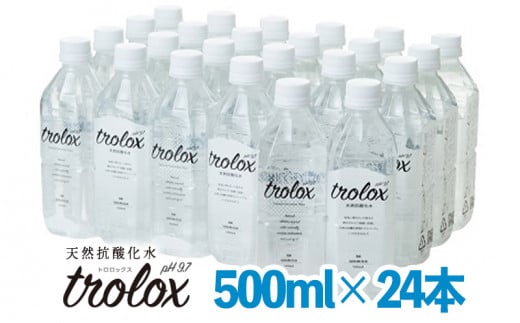 B2-5025／【2025年発送便】天然抗酸化水トロロックス（500ml×24本）