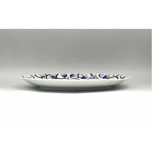 有田焼 惣太窯 楕円32cm 盛皿 舞い牡丹【白峰堂】食器 器 うつわ 手描き 楕円皿 オ−バル皿 A45-297_イメージ2