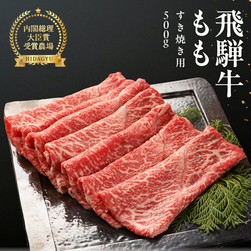 【ふるさと納税】飛騨牛 もも 500g 【冷凍】最高級 国産 牛肉 肉 和牛 赤身 和牛 すきやき スキヤキ 飛騨 ギフト 贈り物 赤身 霜降り 父の日 母の日 お中元 31000円　高級牛肉