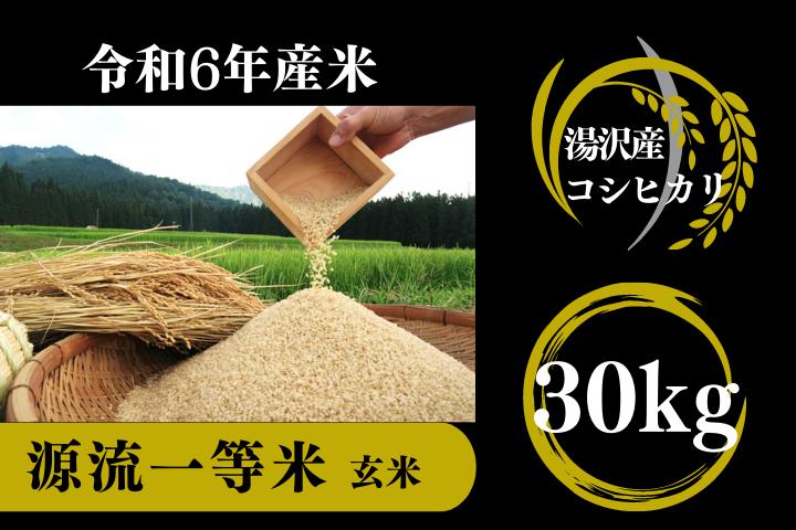 
【令和6年産】源流一等米 南魚沼産コシヒカリ 玄米 30㎏ 食味ランキング特A受賞 産地直送 中屋ふぁーむの【湯沢産コシヒカリ】
