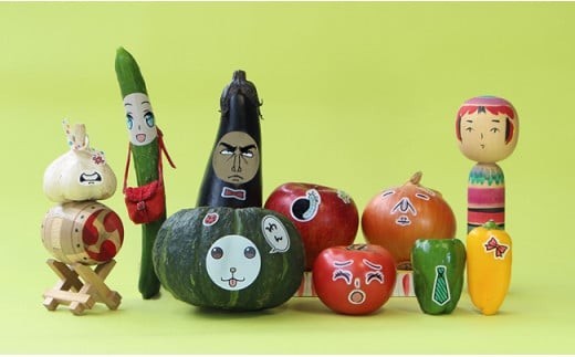 さまざまな野菜に触れてみてください！