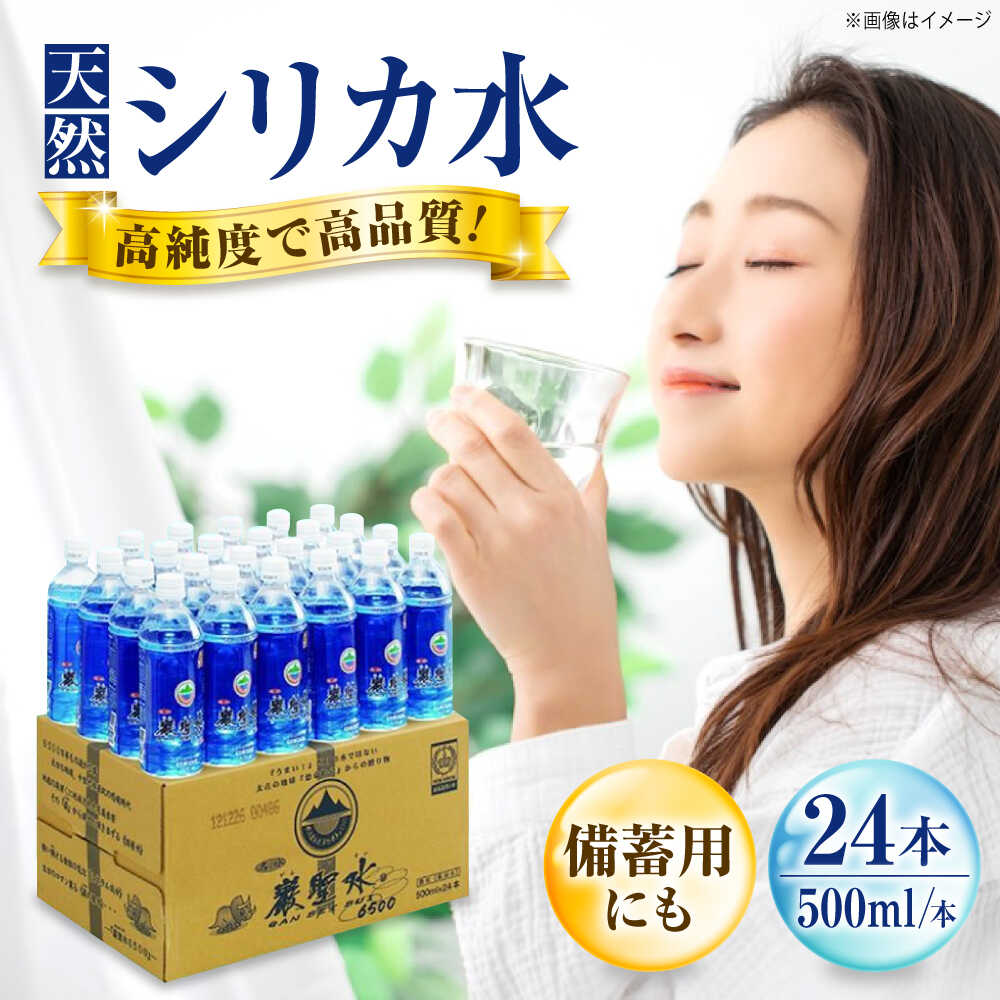 【ふるさと納税】飲料 水 ミネラルウォーター 巌聖水6500 500ml×24本 おすすめ 人気 天然水 軟水 ケース販売 まとめ買い ストック 災害対策 ローリングストック 広島県福山市/小林商事 ミネラルウォーター ペットボトル 500ml 24本 保存用 備蓄 防災[BAEA012]