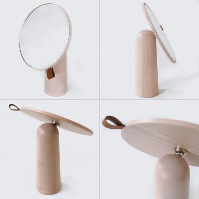 ふるさと納税 旭川市 SASAKIの木製ミラーPivotmirror-palepink【旭川クラフト木製品】_03182 |  | 02
