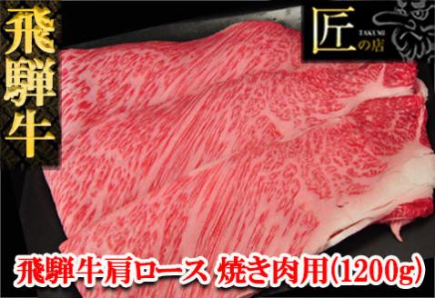 【冷凍】飛騨牛肩ロース焼肉セット 1200g【11-35】