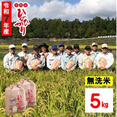 ふるさと納税 笠岡市 【令和7年産 先行受付】無洗米 ひのひかり 笠岡産 5kg太陽の恵み O-07_5k_無洗米