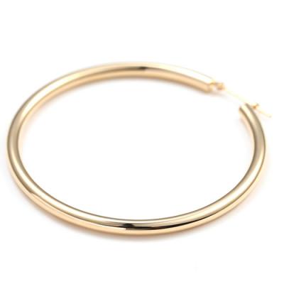 ふるさと納税 昭和町 K18　フープピアス　111837　　　　　　　太さ3.0mm ・直径50.0mm |  | 01
