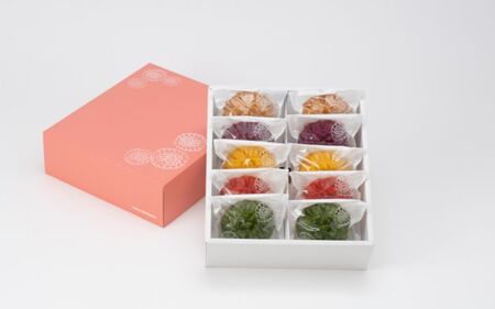 花咲かりん詰め合わせ箱 5種10個入り