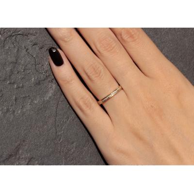 ふるさと納税 甲府市 K18鍛造リング　ミルハーフエタニティ　9000093154 |  | 03