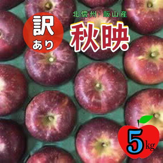 【ふるさと納税】＜先行予約＞【訳あり】秋映（あきばえ）【約5kg(11〜20玉)】 ＜出荷開始：2025年10月上旬頃～10月中旬頃＞(7-A26-2)【 りんご フルーツ 長野県 飯山市 ギフト プレゼント 記念日 誕生日 父の日 母の日 敬老の日 記念品 あきばえ 】