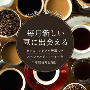 【定期便】カフェ・アダチ ドリップコーヒー （200ｇ×6回） コーヒー豆　酸味の少ない コクのある　厳選ストレートコーヒー
