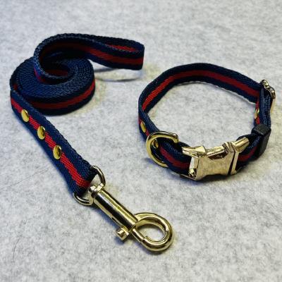 ふるさと納税 荒川区 トイプードル及び小型犬用カラー(首輪)&リード(カラー:紺・赤・紺)【001-004】 |  | 01