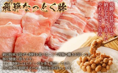 飛騨牛＆納豆喰豚 焼肉用（化粧箱）牛もも 170g 豚肩ロース 170g【冷凍】 もも 牛肉 肉 和牛 赤身 人気 ブランド牛 肉ギフト 豚肉 贈答品 やきにく 焼き肉 焼肉用 【11-1028】